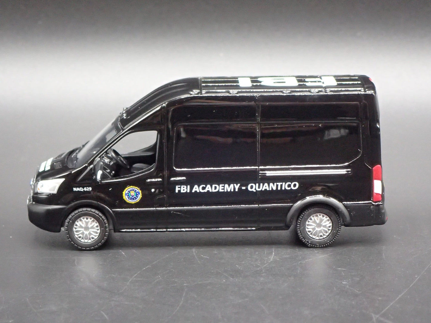 2015 15 FORD TRANSIT SPRINTER VAN FBI QUANTICO BLK 1:64 SCALE DIECAST MODEL CAR