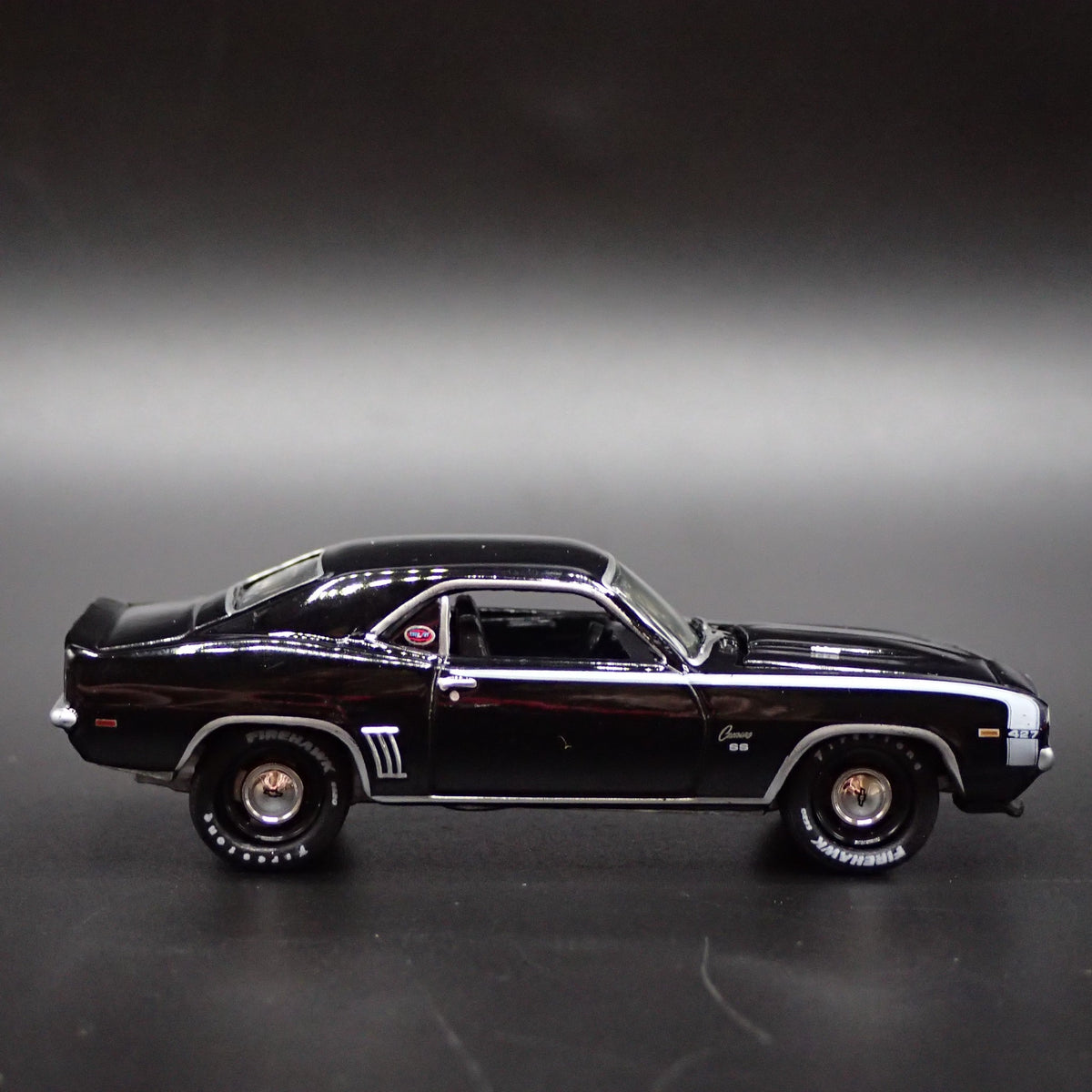 1969 69 CHEVY CHEVROLET CAMARO SS BLK 1:64 SCALE COLLECTIBLE DIECAST MODEL CAR