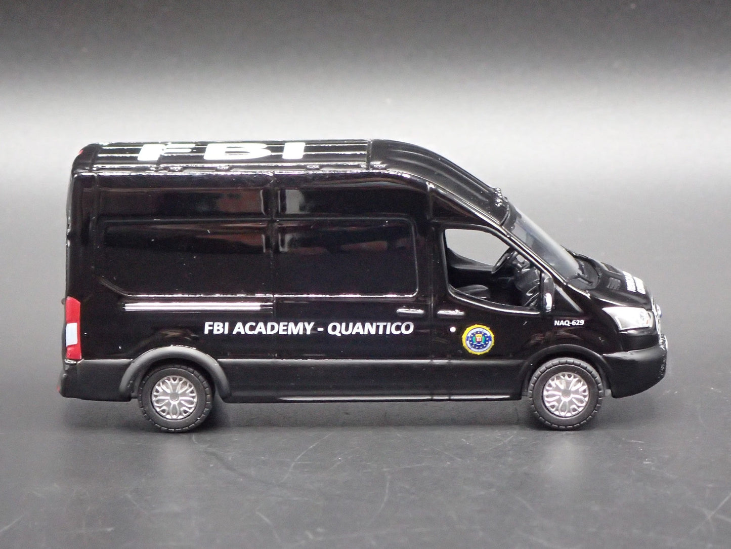 2015 15 FORD TRANSIT SPRINTER VAN FBI QUANTICO BLK 1:64 SCALE DIECAST MODEL CAR