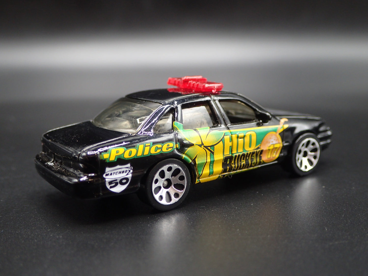 1992 - 1997 FORD CROWN VICTORIA OHIO BUCKEYES BLACK 1:64 SCALE DIECAST MODEL CAR