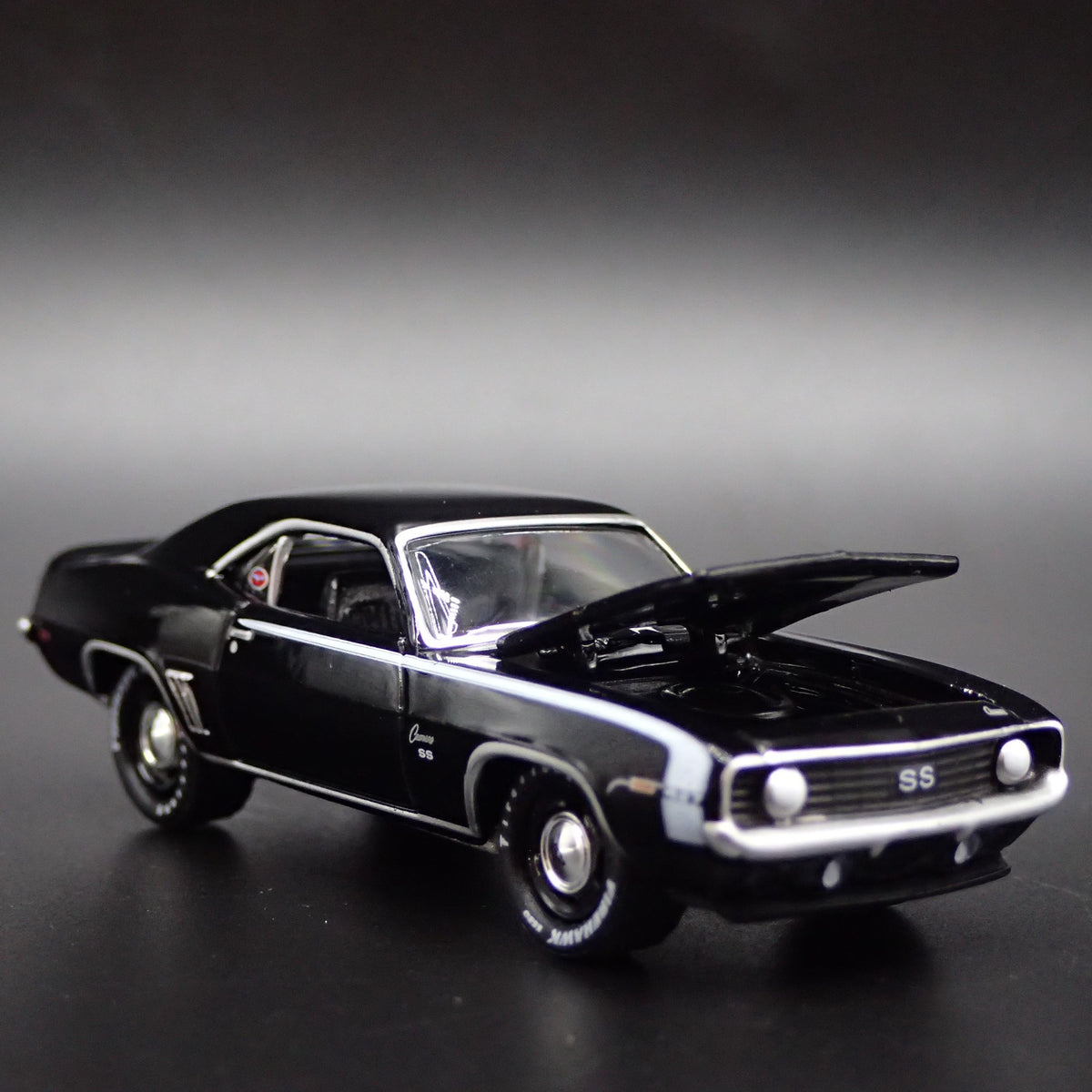 1969 69 CHEVY CHEVROLET CAMARO SS BLK 1:64 SCALE COLLECTIBLE DIECAST MODEL CAR
