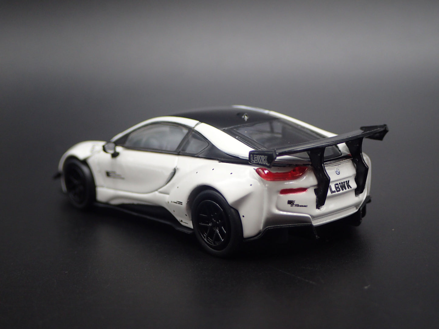 2014-2020 BMW i8 LIBERTY WALK LBWK RARE 1:64 SCALE DIORAMA DIECAST MODEL CAR
