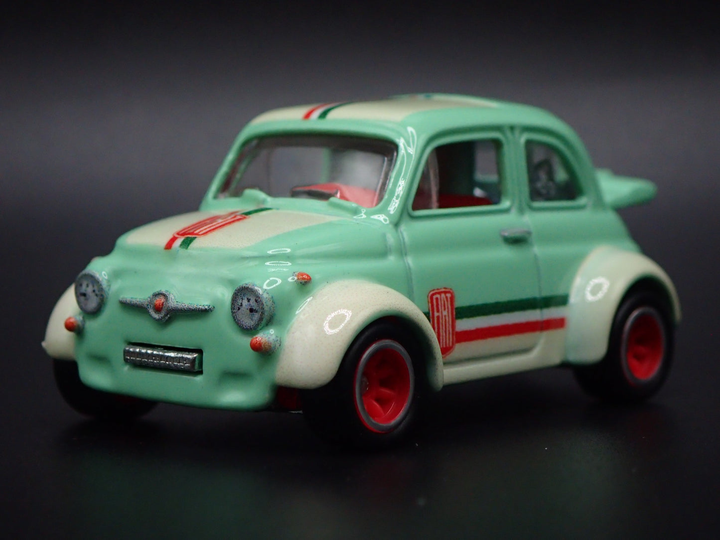 1960's FIAT 500D MODIFICADO 1/64 SCALE COLLECTIBLE DIORAMA DIECAST MODEL CAR
