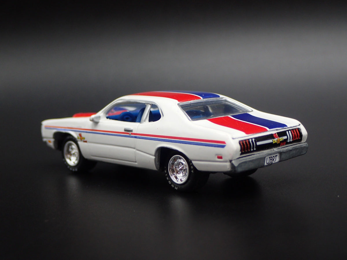 1971 71 DODGE DEMON RARE 1/64 SCALE COLLECTIBLE DIORAMA DIECAST MODEL CAR-Burning Rubber Toy Company