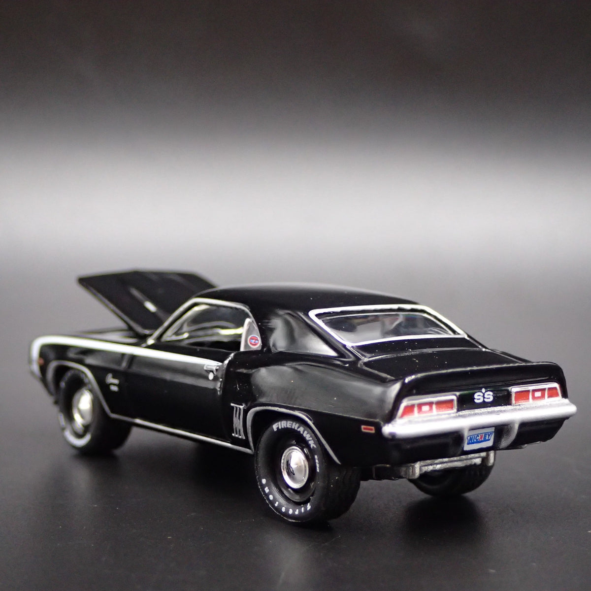 1969 69 CHEVY CHEVROLET CAMARO SS BLK 1:64 SCALE COLLECTIBLE DIECAST MODEL CAR