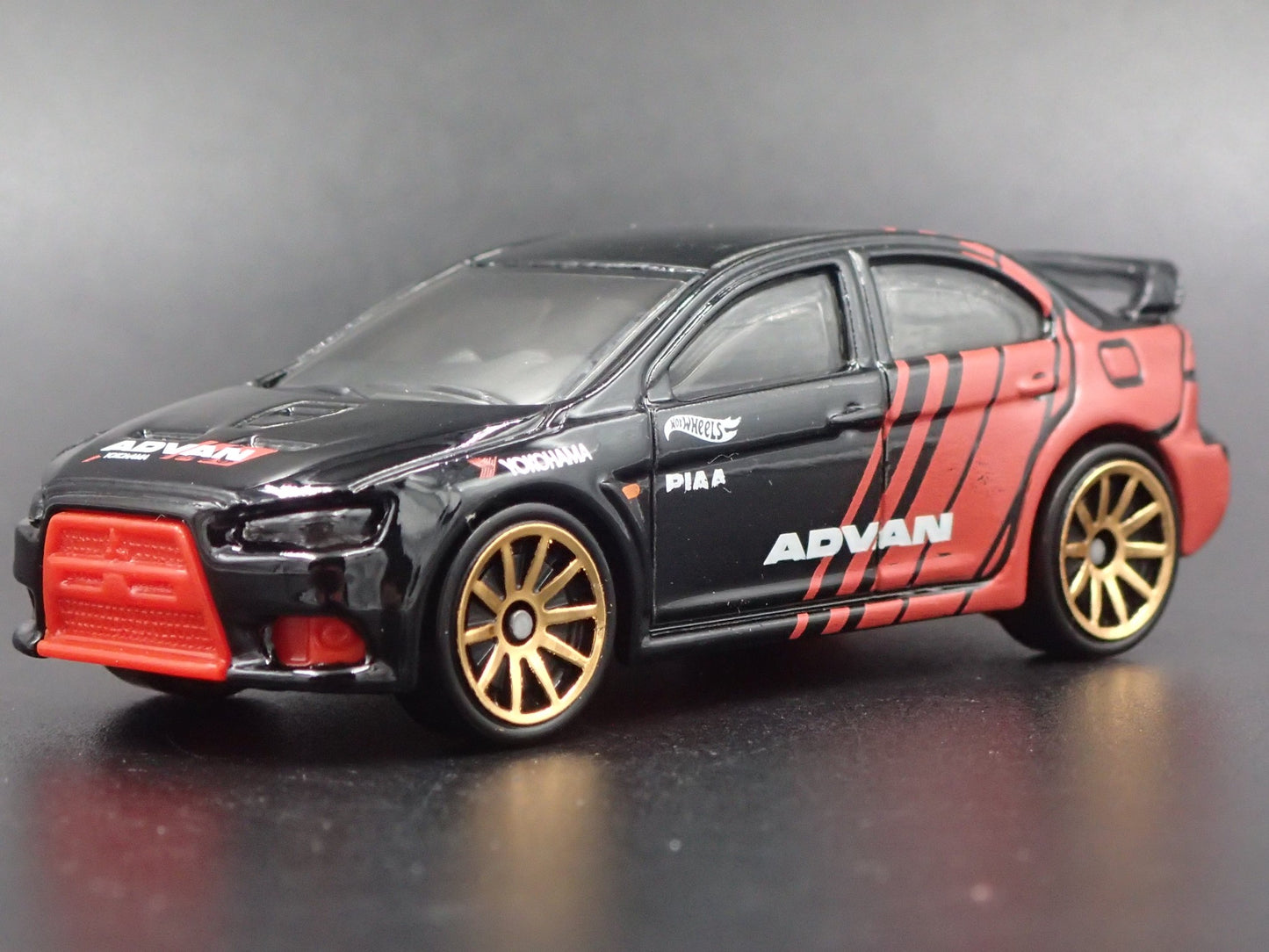 2008-2016 MITSUBISHI LANCER EVOLUTION EVO X ADVAN 1:64 SCALE DIECAST MODEL CAR