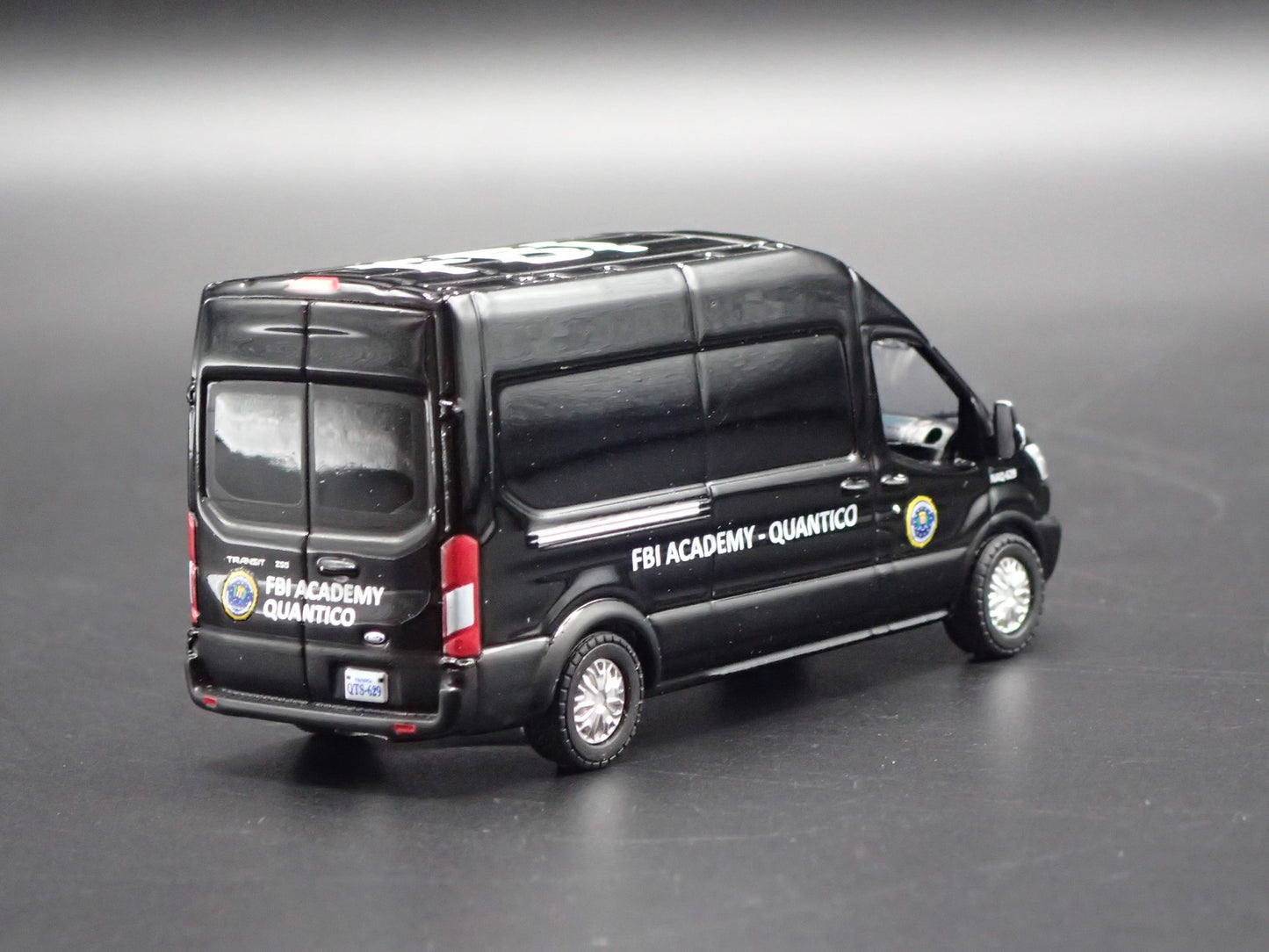 2015 15 FORD TRANSIT SPRINTER VAN FBI QUANTICO BLK 1:64 SCALE DIECAST MODEL CAR