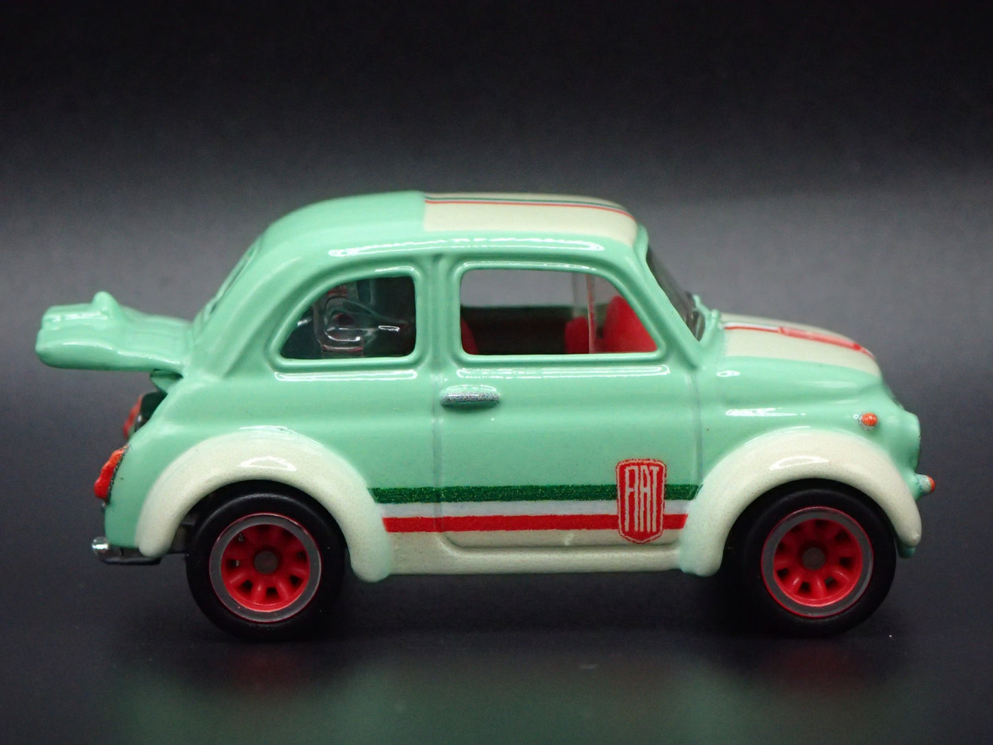 1960's FIAT 500D MODIFICADO 1/64 SCALE COLLECTIBLE DIORAMA DIECAST MODEL CAR
