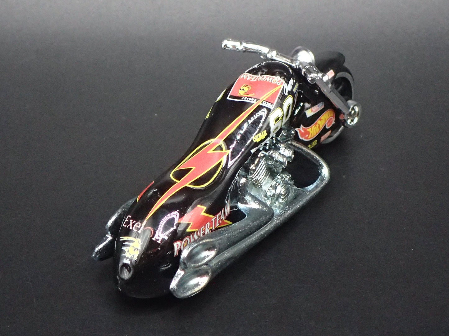 SCORCHIN SCOOTER MOTORCYCLE POWER TEAM  1:64 HOT WHEELS SCALE DIECAST MODEL CAR