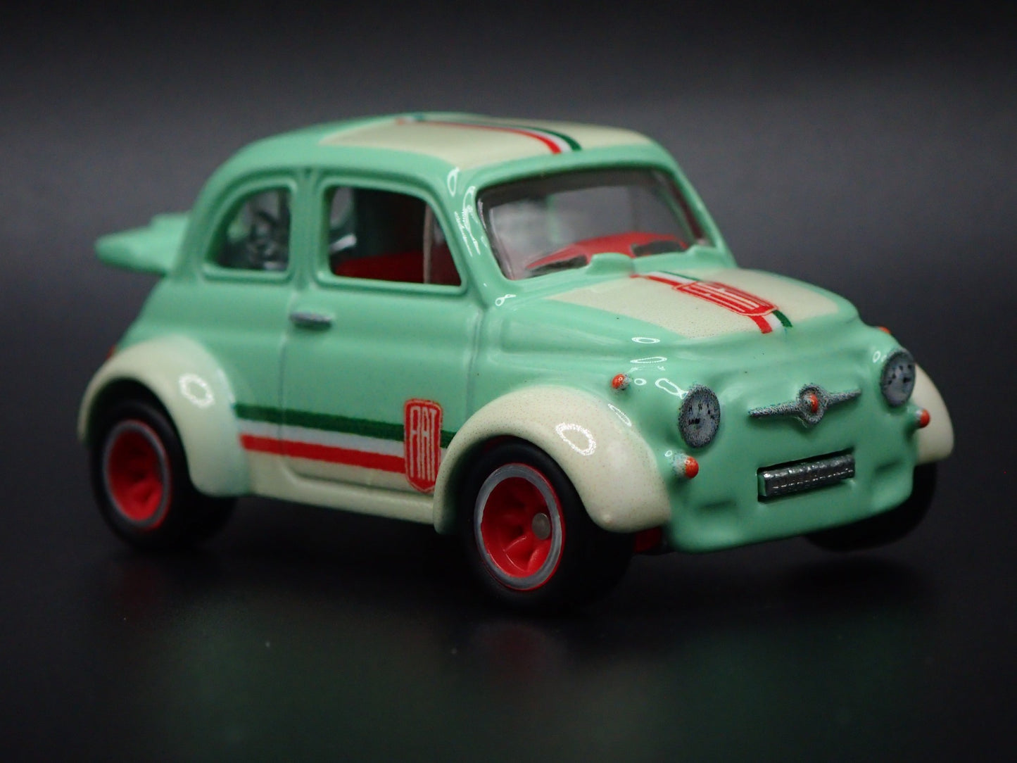 1960's FIAT 500D MODIFICADO 1/64 SCALE COLLECTIBLE DIORAMA DIECAST MODEL CAR