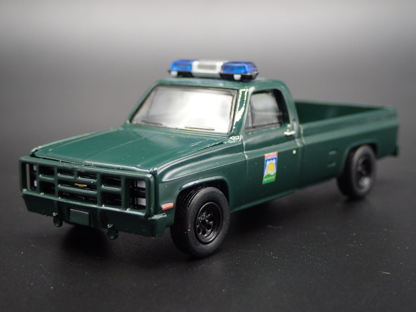 1986 CHEVY CHEVROLET TRUCK M1008 SQUAREBODY FLORIDA 1:64 SCALE DIECAST MODEL CAR