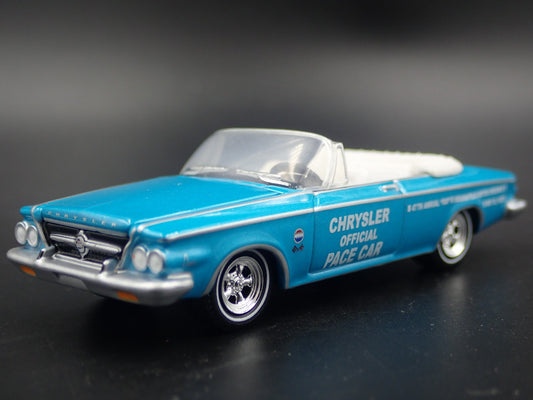 1963 63 CHRYSLER 300 CONVERTIBLE INDY PACE CAR 500 1/64 SCALE DIECAST MODEL CAR-Burning Rubber Toy Company