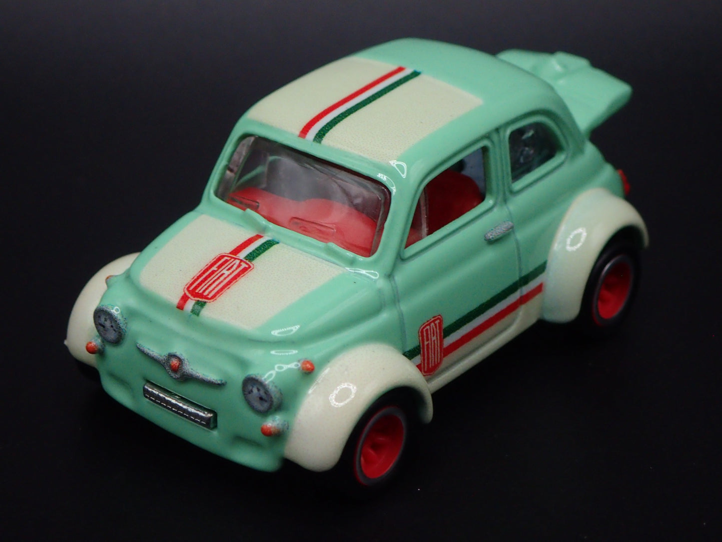1960's FIAT 500D MODIFICADO 1/64 SCALE COLLECTIBLE DIORAMA DIECAST MODEL CAR