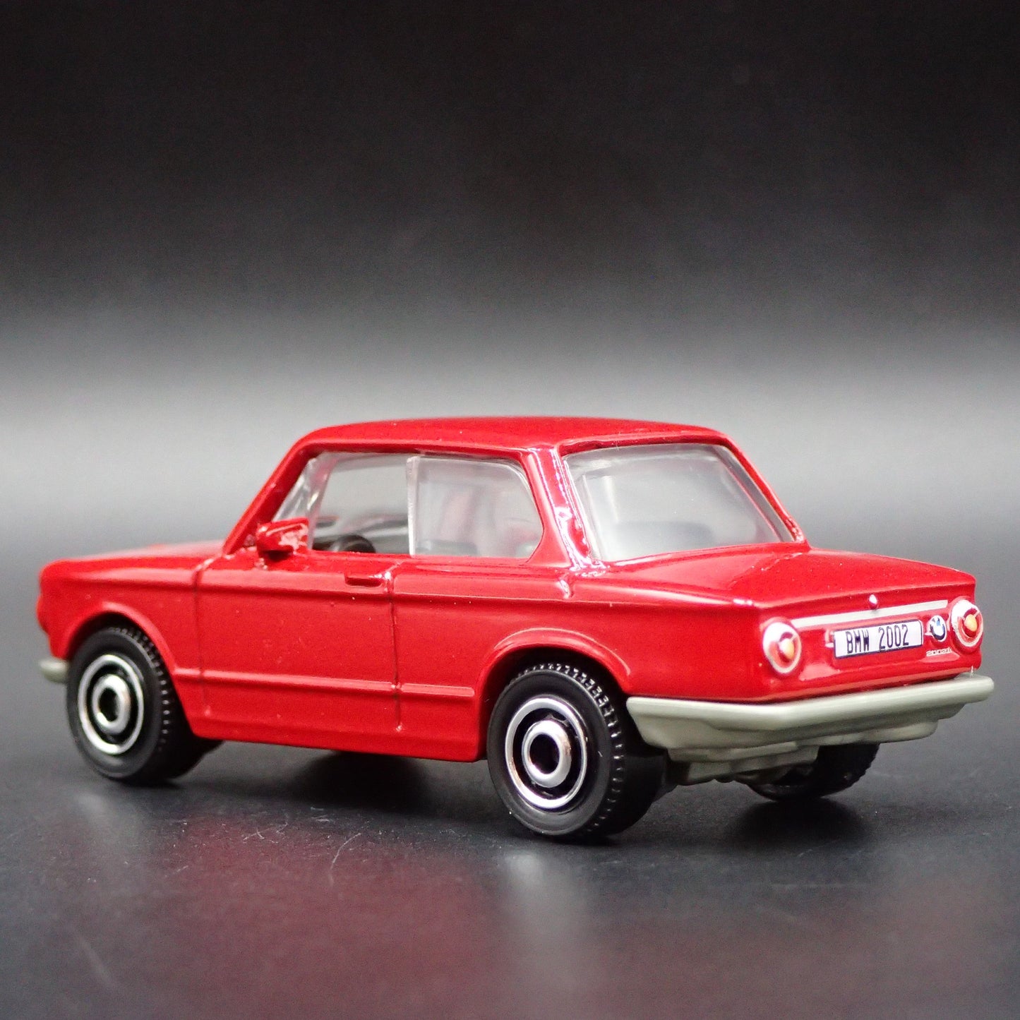 1966-1977 BMW 2002 RED 1:64 SCALE LIMITED COLLECTIBLE DIORAMA DIECAST MODEL CAR