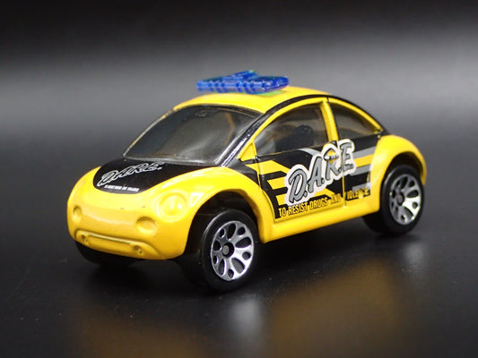 1998- 2011 VW VOLKSWAGEN NEW BEETLE BUG DARE POLICE 1:64 SCALE DIECAST MODEL CAR