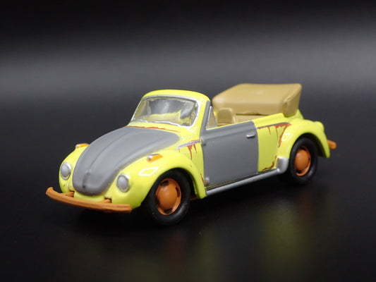1975 75 VW VOLKSWAGEN SUPER BEETLE BUG CONVERTIBLE 1/64 SCALE DIECAST MODEL CAR