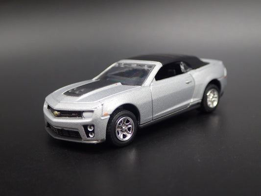 2012 CHEVY CHEVROLET CAMARO ZL1 CONVERTIBLE SILVER 1:64 SCALE DIECAST MODEL CAR