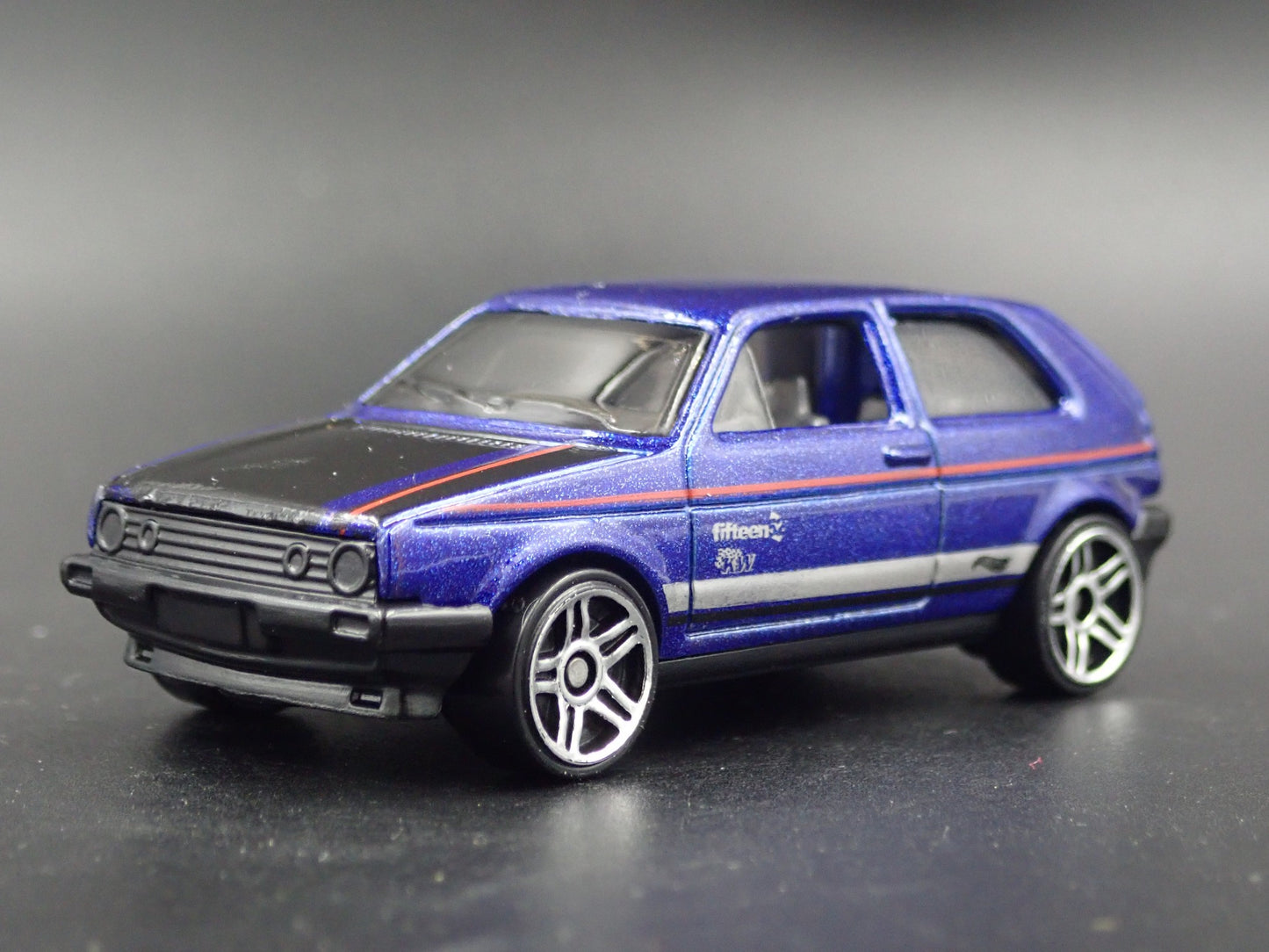 1983-1992 VW VOLKSWAGEN GOLF MK2 BLUE 1:64 SCALE COLLECTIBLE DIECAST MODEL CAR