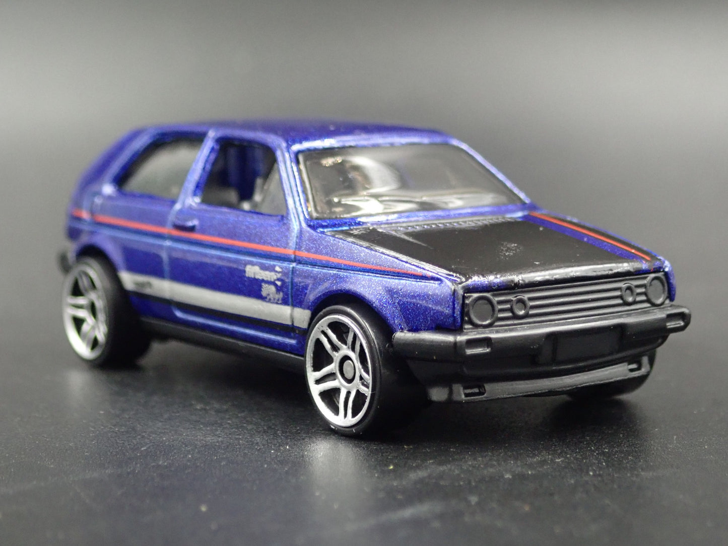 1983-1992 VW VOLKSWAGEN GOLF MK2 BLUE 1:64 SCALE COLLECTIBLE DIECAST MODEL CAR