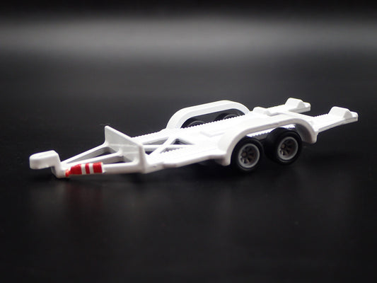 FLATBED TRAILER w/ LOADING RAMPS 1:64 SCALE LIMITED COLLECTIBLE DIORAMA MODEL