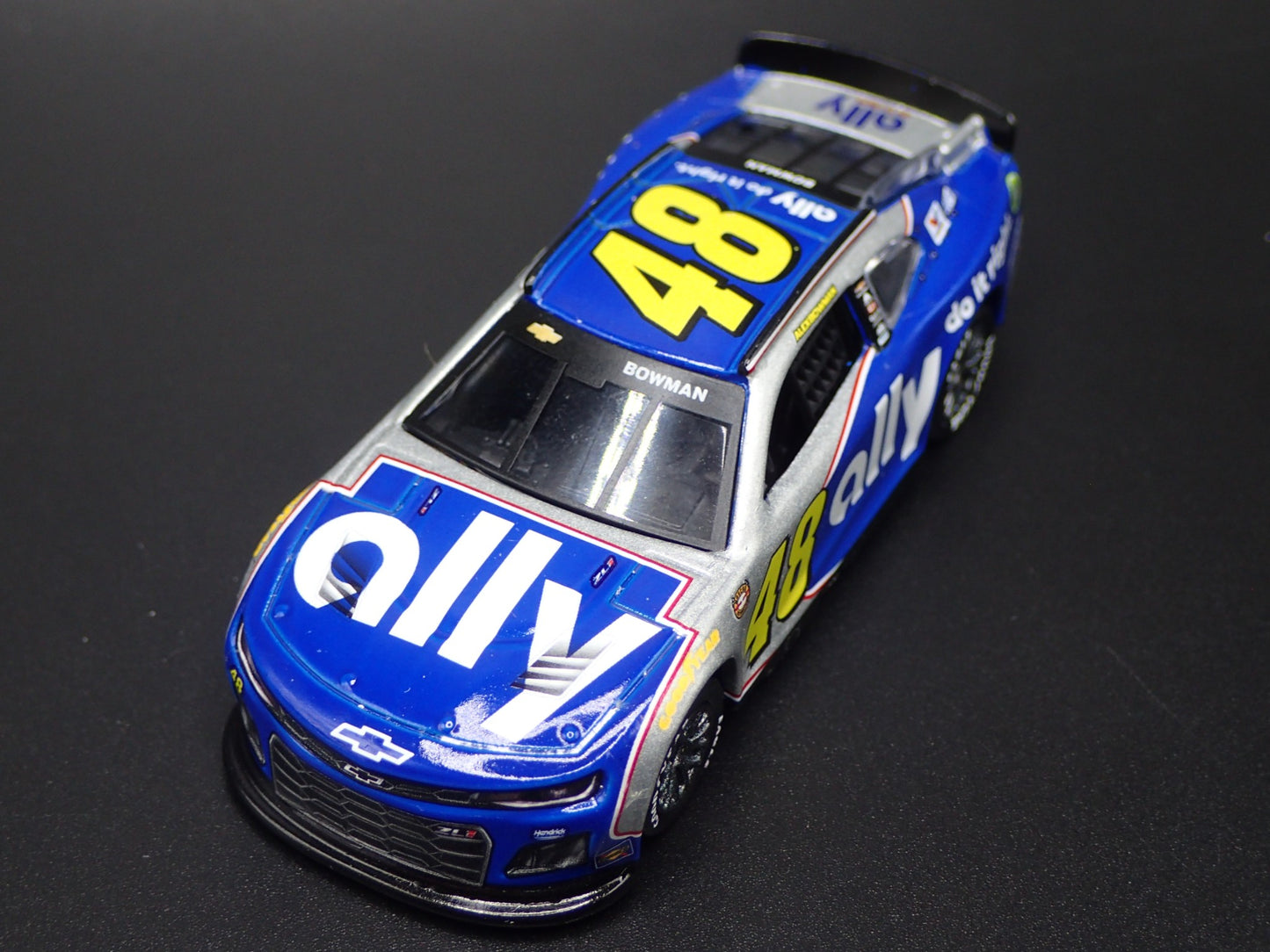 2024 24 CHEVY CAMARO ZL1 48 ALEX BOWMAN ALLY NASCAR 1:64 SCALE DIECAST MODEL CAR