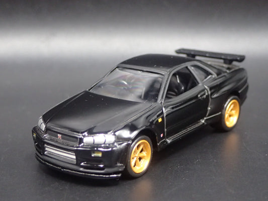 1999-2002 NISSAN SKYLINE GTR R34 BNR34 1:64 SCALE COLLECTIBLE DIECAST MODEL CAR