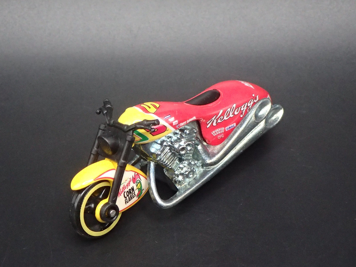 SCORCHIN SCOOTER MOTORCYCLE KELLOGGS 5 1:64 HOT WHEELS SCALE DIECAST MODEL CAR