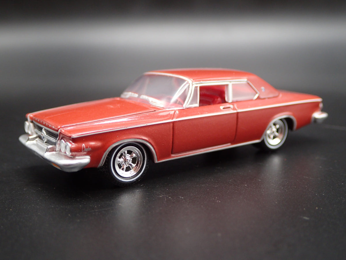 1963 63 CHRYSLER 300 J RARE 1:64 SCALE COLLECTIBLE DIORAMA DIECAST MODEL CAR-Burning Rubber Toy Company