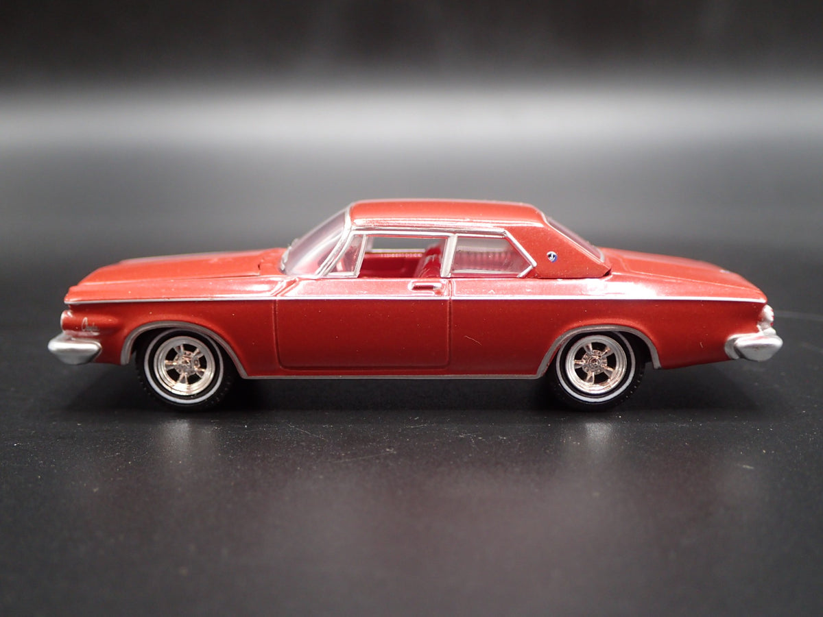 1963 63 CHRYSLER 300 J RARE 1:64 SCALE COLLECTIBLE DIORAMA DIECAST MODEL CAR-Burning Rubber Toy Company