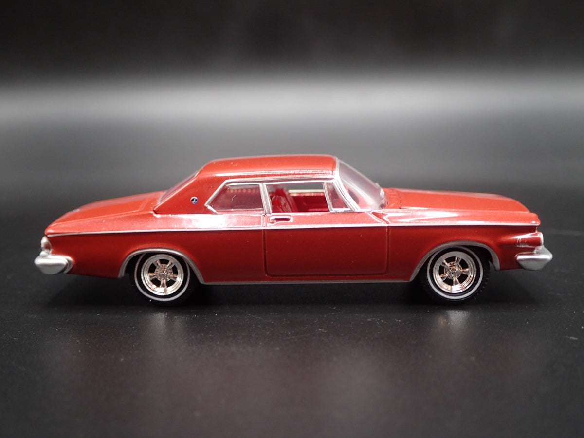1963 63 CHRYSLER 300 J RARE 1:64 SCALE COLLECTIBLE DIORAMA DIECAST MODEL CAR-Burning Rubber Toy Company