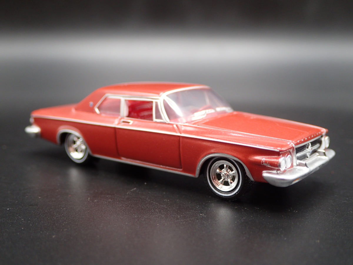 1963 63 CHRYSLER 300 J RARE 1:64 SCALE COLLECTIBLE DIORAMA DIECAST MODEL CAR-Burning Rubber Toy Company