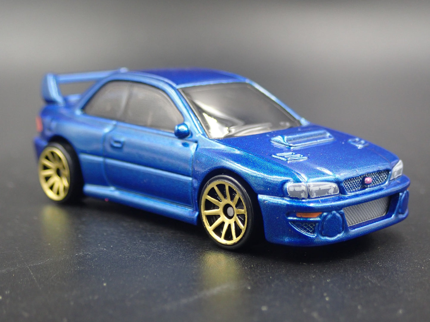 1992-2000 SUBARU IMPREZA 22B STI BLUE 1:64 SCALE COLLECTIBLE DIECAST MODEL CAR