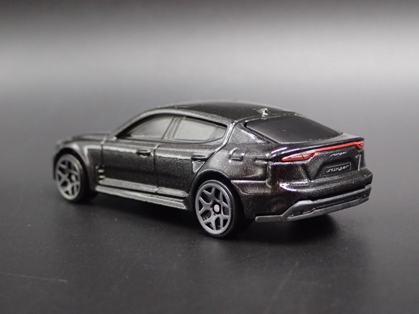 2018-2023 KIA STINGER GT BLACK 1:64 SCALE COLLECTIBLE DIORAMA DIECAST MODEL CAR