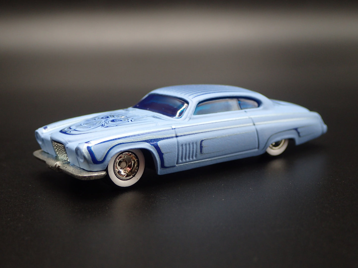 1961-1970 JAGUAR MARK X CUSTOM 2 TWO DOOR BLUE 1:64 SCALE DIECAST MODEL CAR