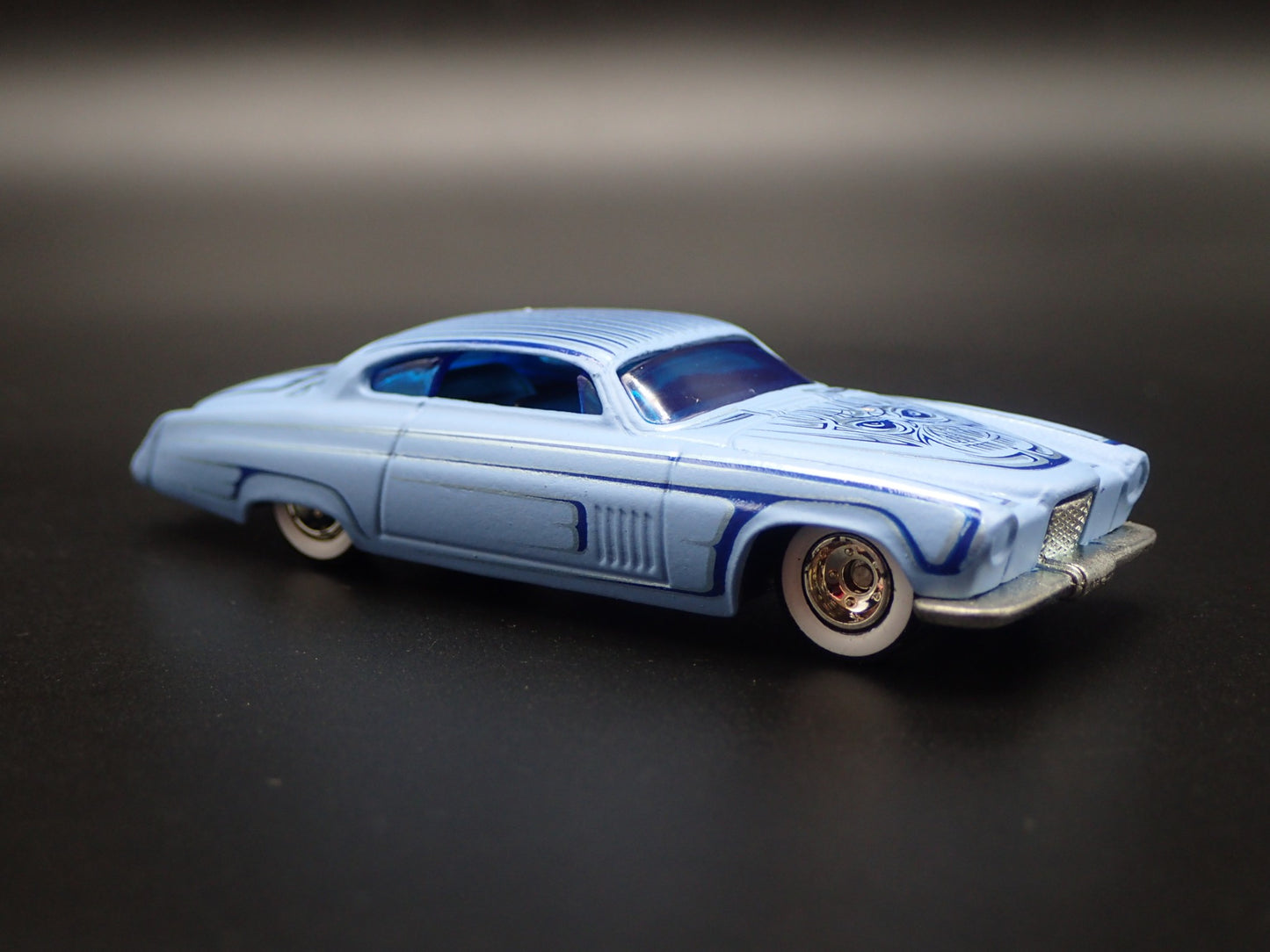 1961-1970 JAGUAR MARK X CUSTOM 2 TWO DOOR BLUE 1:64 SCALE DIECAST MODEL CAR