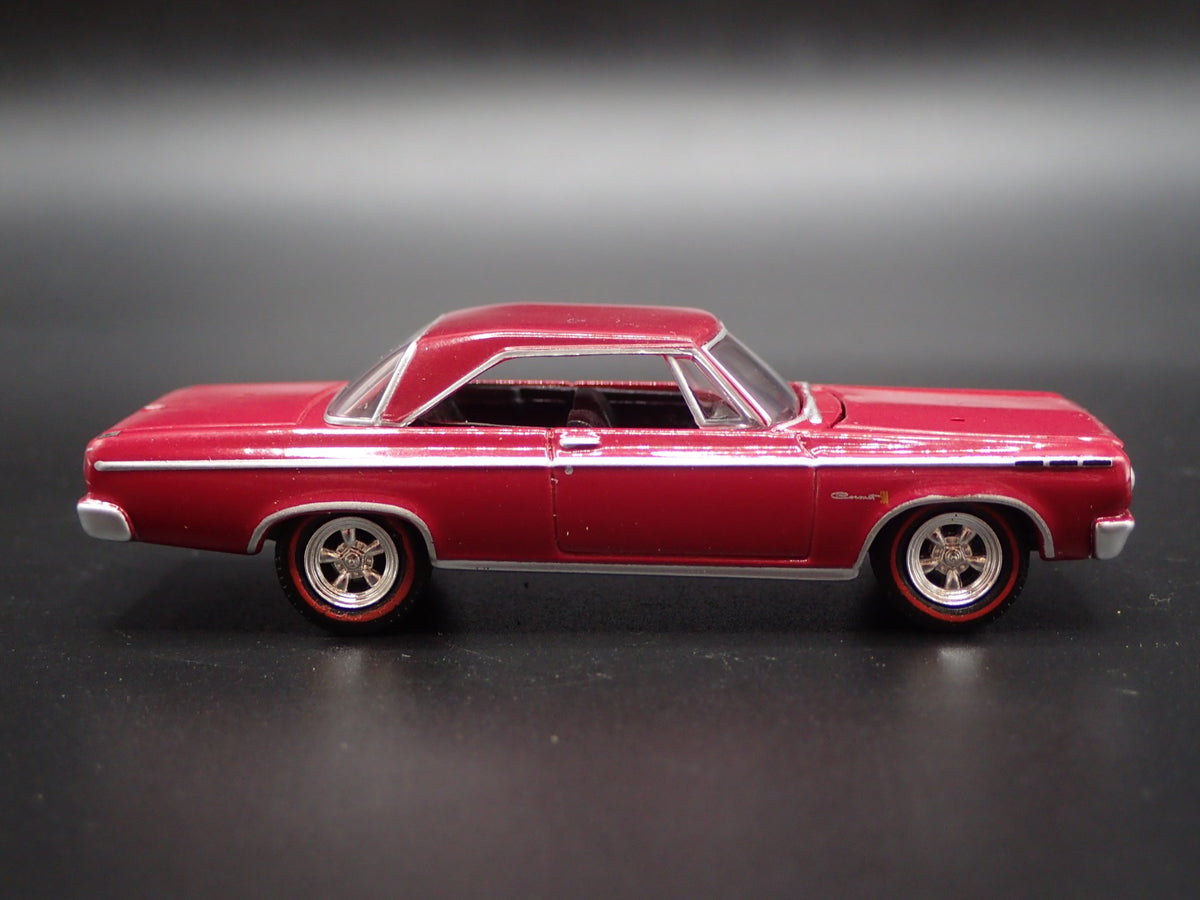 1965 65 DODGE CORONET 500 RARE 1/64 SCALE COLLECTIBLE DIORAMA DIECAST MODEL CAR-Burning Rubber Toy Company