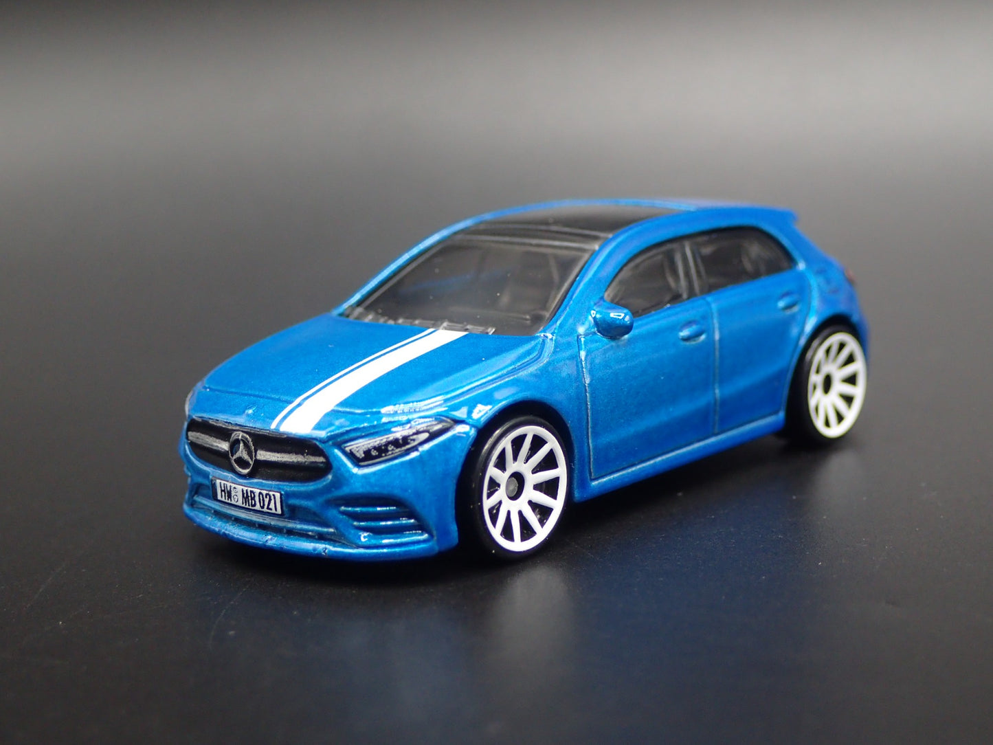 2018-2025 MERCEDES BENZ A CLASS BLUE 1:64 SCALE COLLECTIBLE DIECAST MODEL CAR