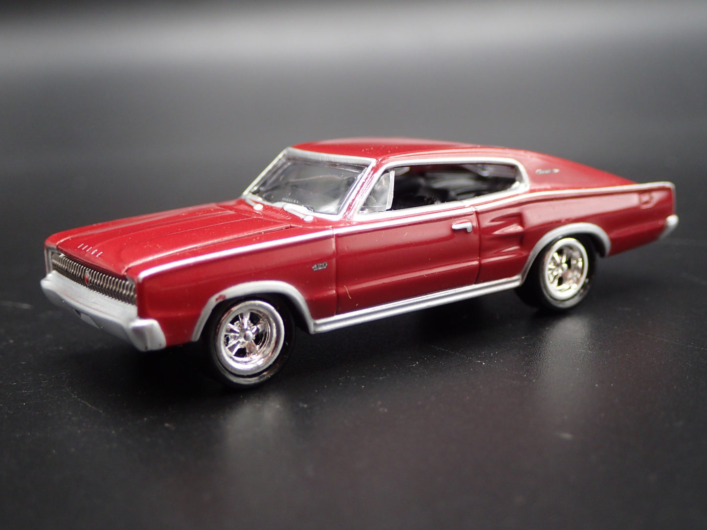 1967 67 DODGE CHARGER RARE 1:64 SCALE COLLECTIBLE DIORAMA DIECAST MODEL CAR