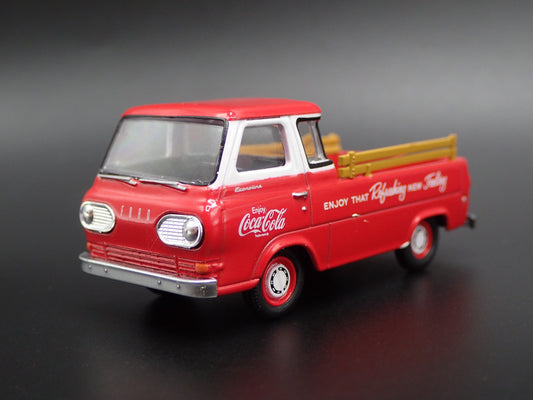 1965 65 FORD ECONOLINE PICKUP TRUCK COKE COCA COLA 1:64 SCALE DIECAST MODEL CAR