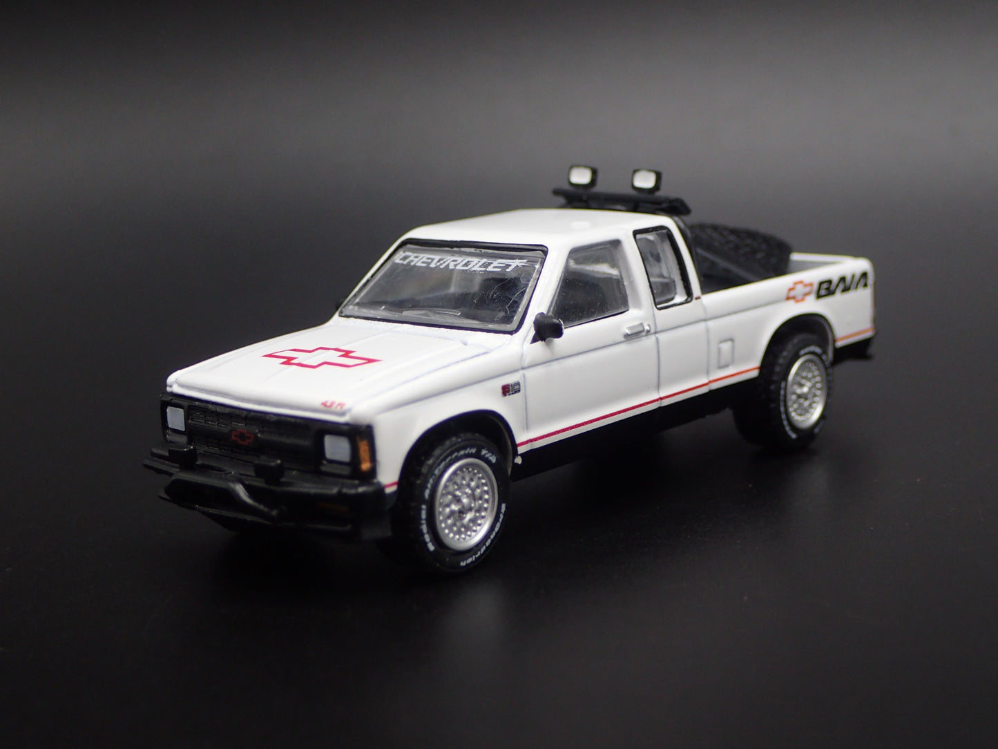 1982-1993 CHEVY CHEVROLET S10 EXTENDED BAJA TRUCK 1:64 SCALE DIECAST MODEL CAR