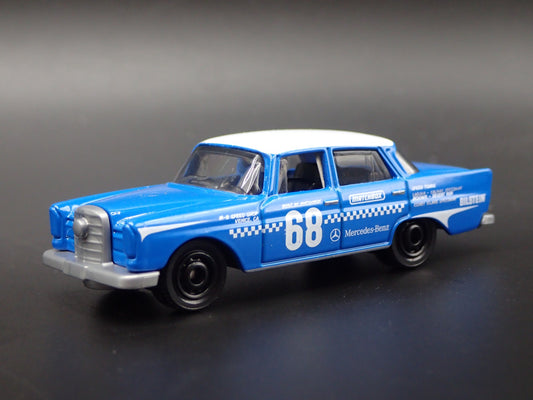 1959-1968 MERCEDES-BENZ 220 SE BLUE 1:64 SCALE COLLECTIBLE DIECAST MODEL CAR