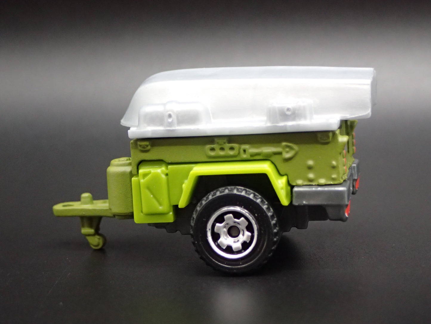UTILITY CAMPING TRAILER w HITCH 1:64 SCALE COLLECTIBLE DIORAMA DIECAST MODEL CAR