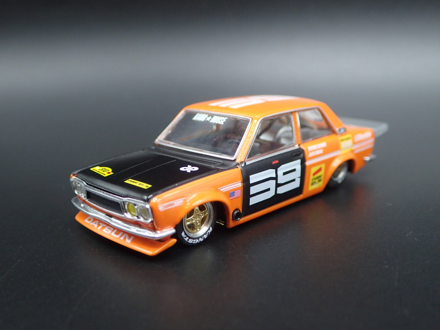 1967-1972 DATSUN 510 PRO STREET KAIDO HOUSE JUN 1:64 SCALE DIECAST MODEL CAR