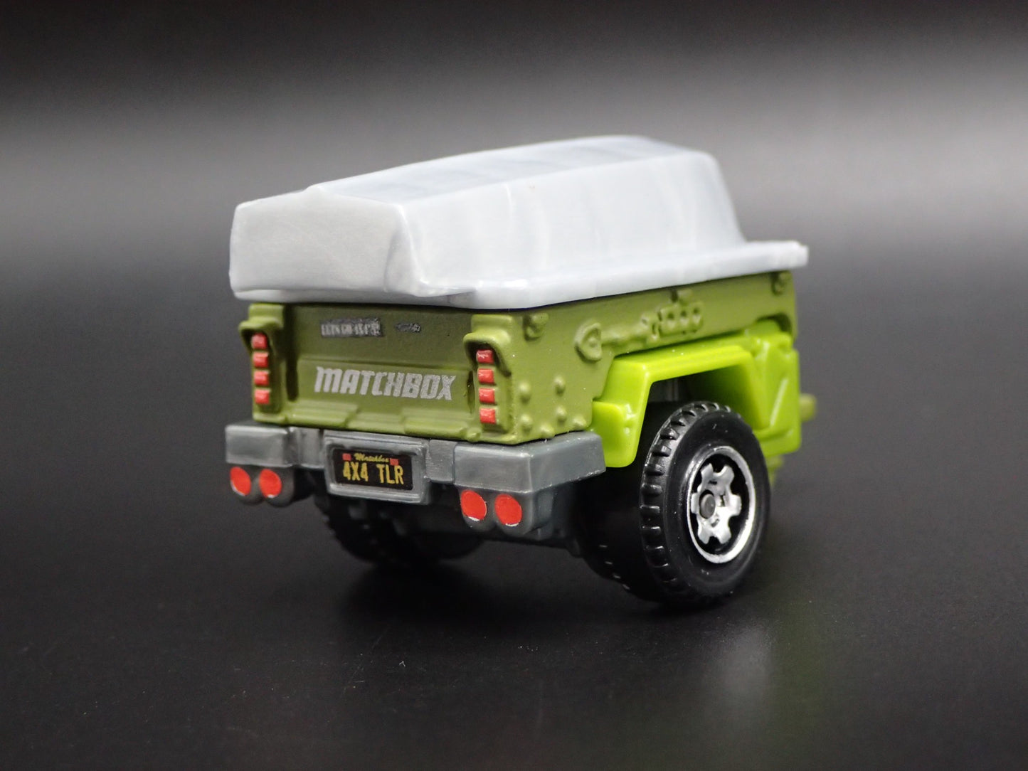 UTILITY CAMPING TRAILER w HITCH 1:64 SCALE COLLECTIBLE DIORAMA DIECAST MODEL CAR