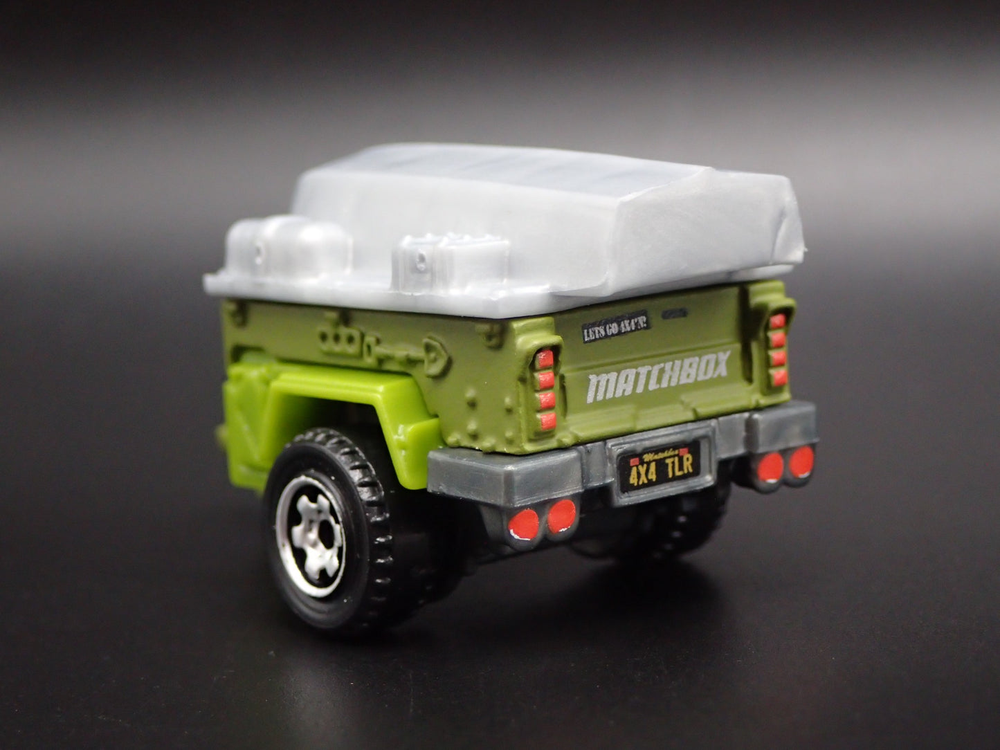UTILITY CAMPING TRAILER w HITCH 1:64 SCALE COLLECTIBLE DIORAMA DIECAST MODEL CAR