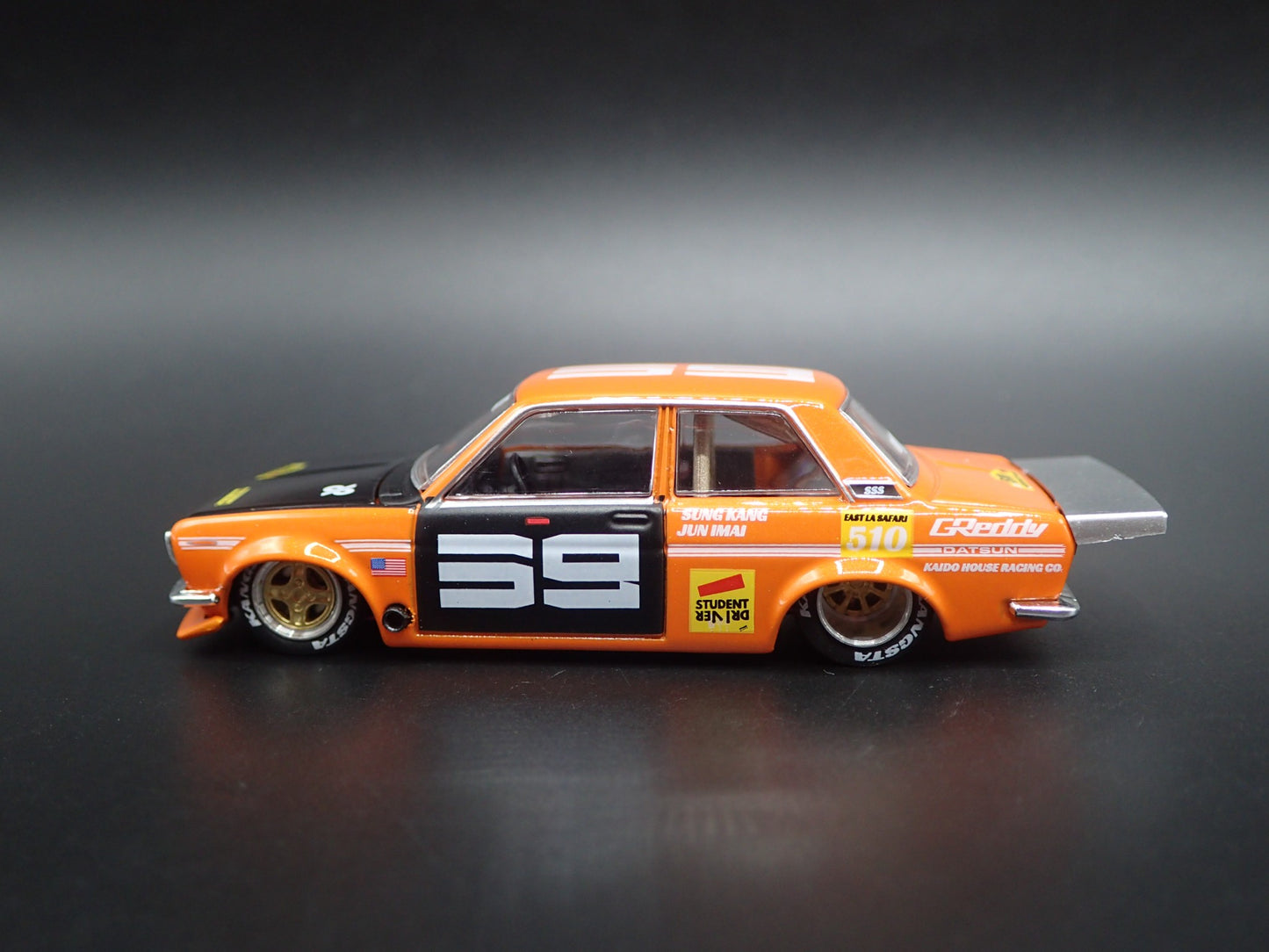 1967-1972 DATSUN 510 PRO STREET KAIDO HOUSE JUN 1:64 SCALE DIECAST MODEL CAR