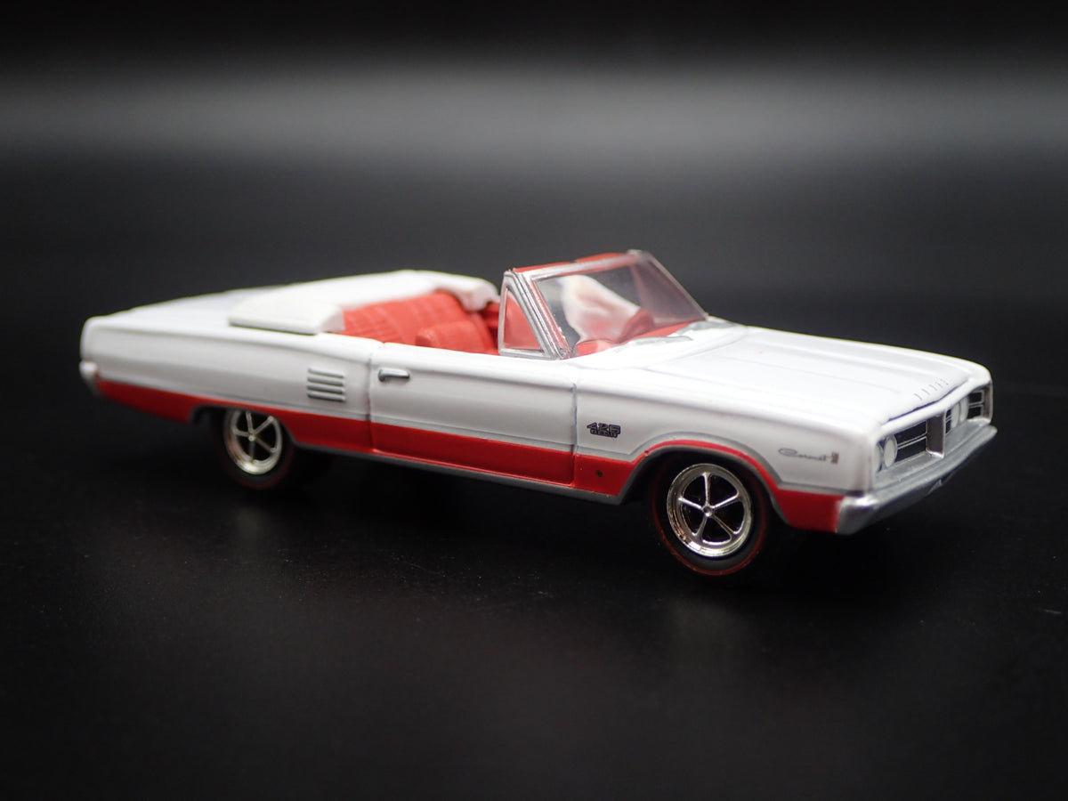 1966 66 DODGE HEMI CORONET CONVERTIBLE RARE 1/64 SCALE DIORAMA DIECAST MODEL CAR-Burning Rubber Toy Company