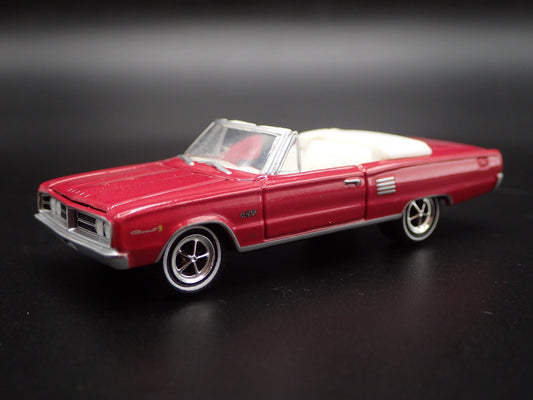 1966 66 DODGE HEMI CORONET CONVERTIBLE RARE 1/64 SCALE DIORAMA DIECAST MODEL CAR-Burning Rubber Toy Company