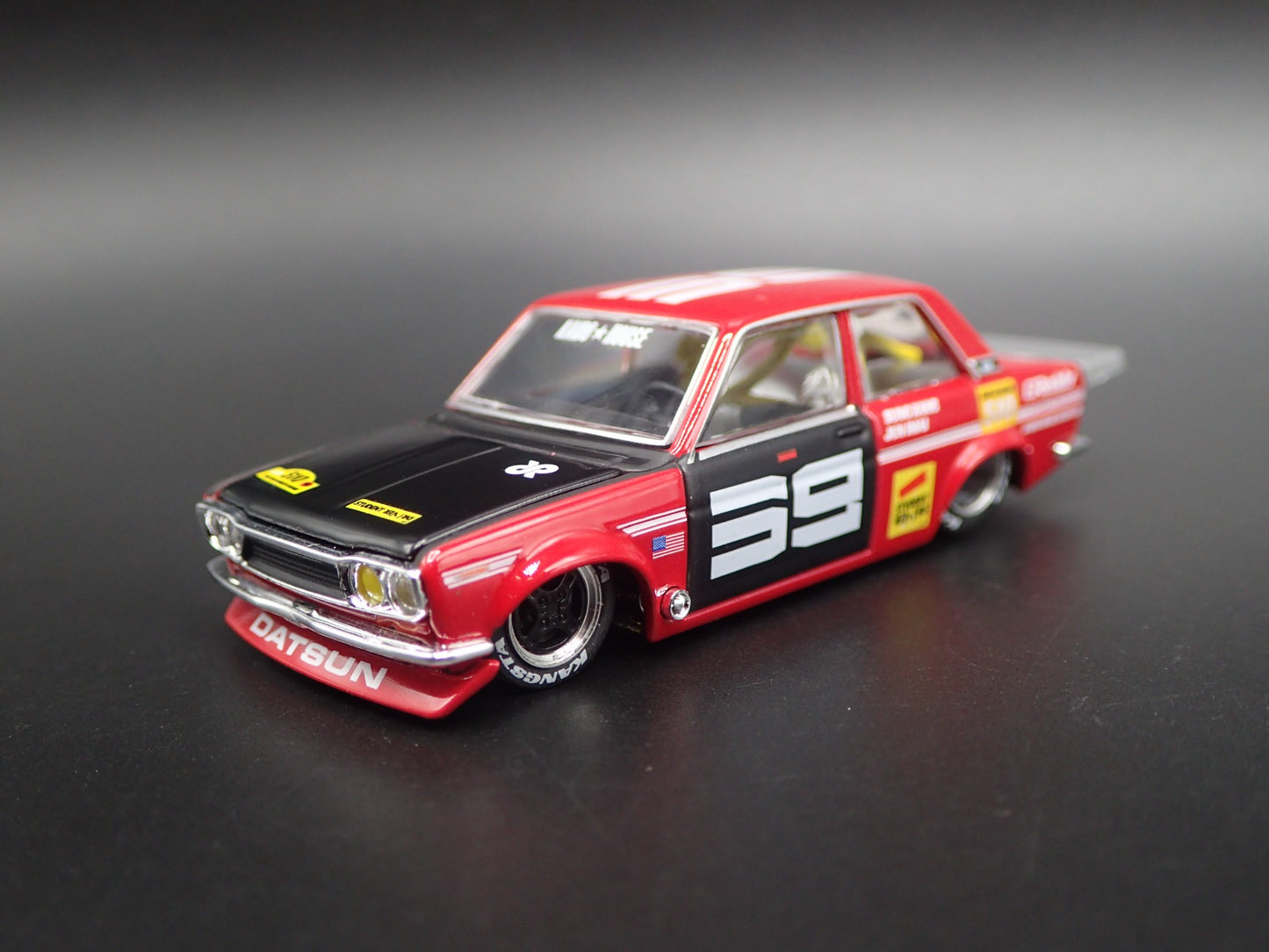 1967-1972 DATSUN 510 PRO STREET KAIDO HOUSE JUN 1:64 SCALE DIECAST MODEL CAR