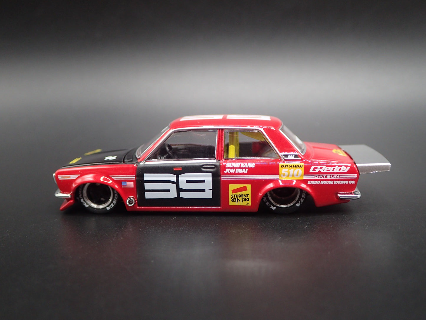 1967-1972 DATSUN 510 PRO STREET KAIDO HOUSE JUN 1:64 SCALE DIECAST MODEL CAR